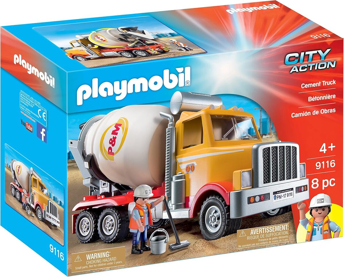 Test du camion malaxeur miniature Playmobil 9116 City Action