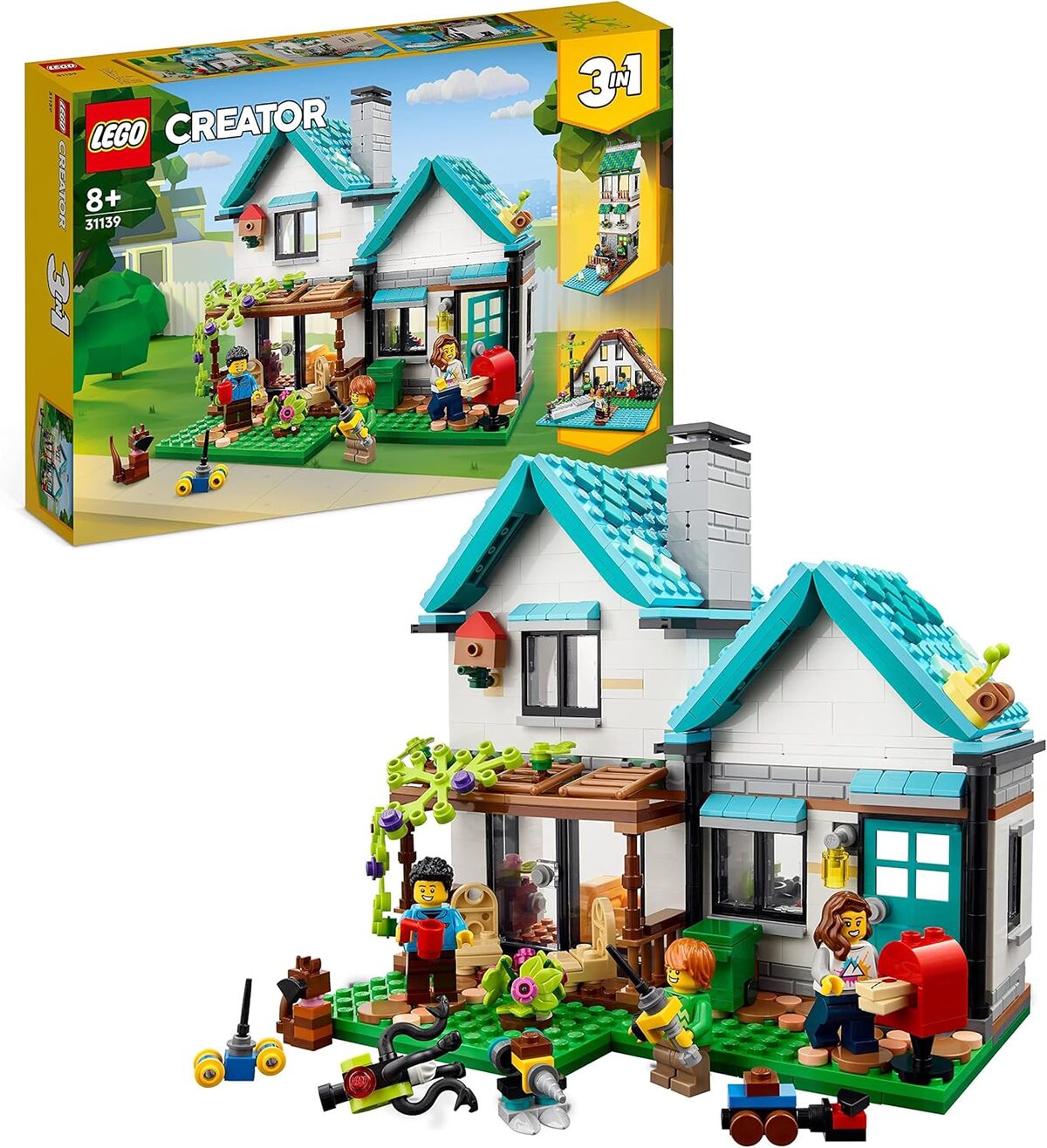 Test du kit LEGO Creator 3-en-1 31139 : la maison accueillante