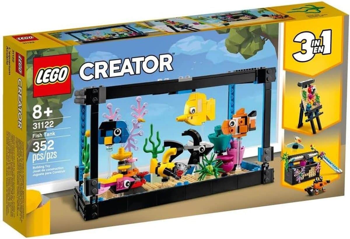 Test du lego Creator Fish Tank 31122 : créativité 3-en-1