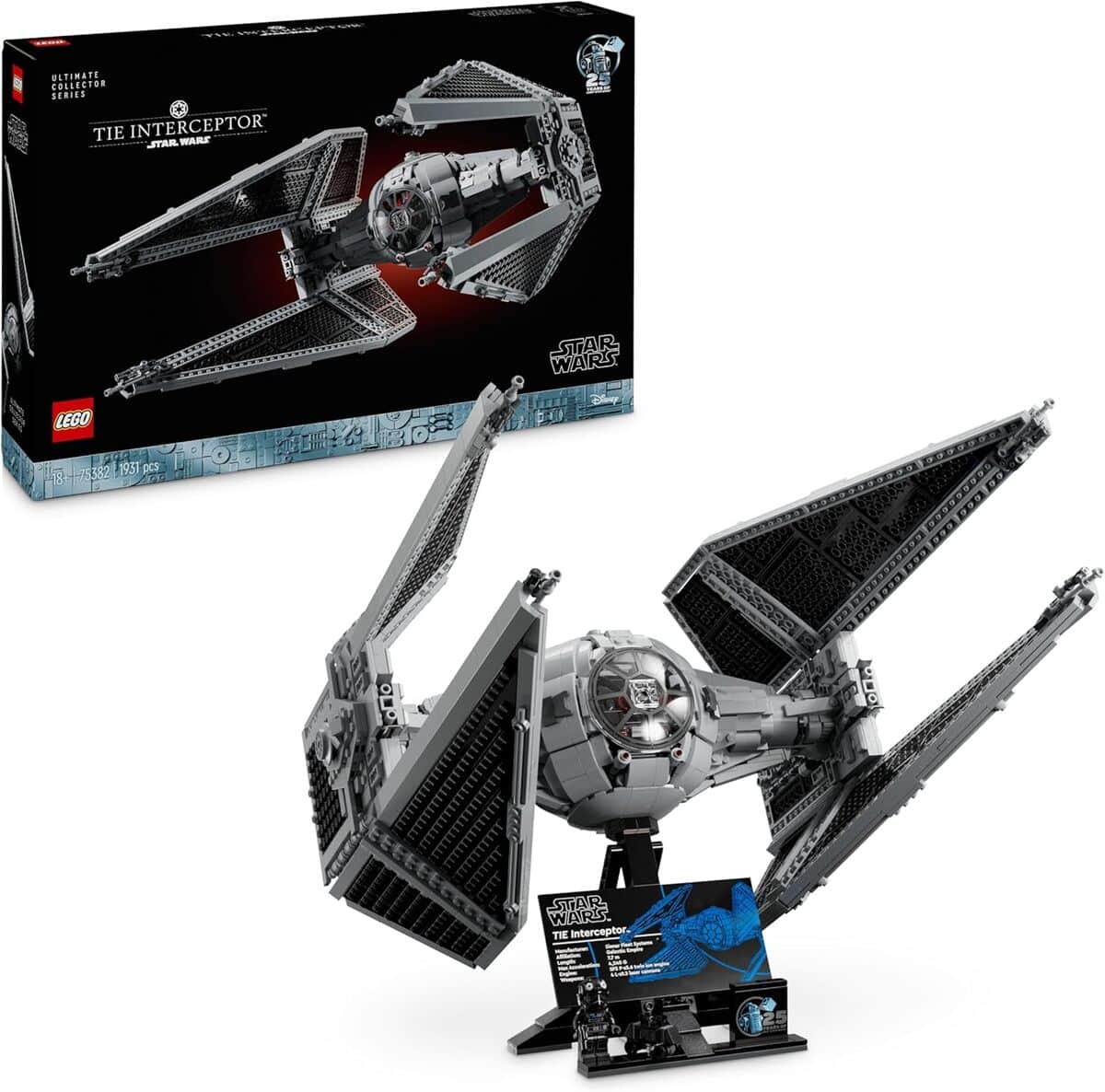 Test du LEGO Star Wars Intercepteur TIE 75382 : la réplique ultime à construire et exposer