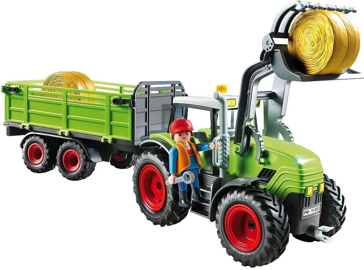 Test du playmobil tracteur 5121 avec remorque
