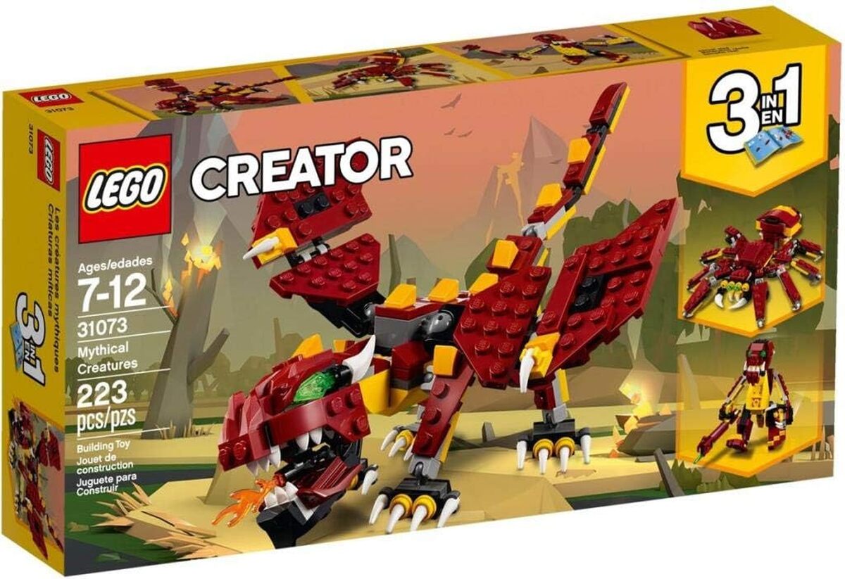 Test : lego Creator 31073 et ses créatures mythiques