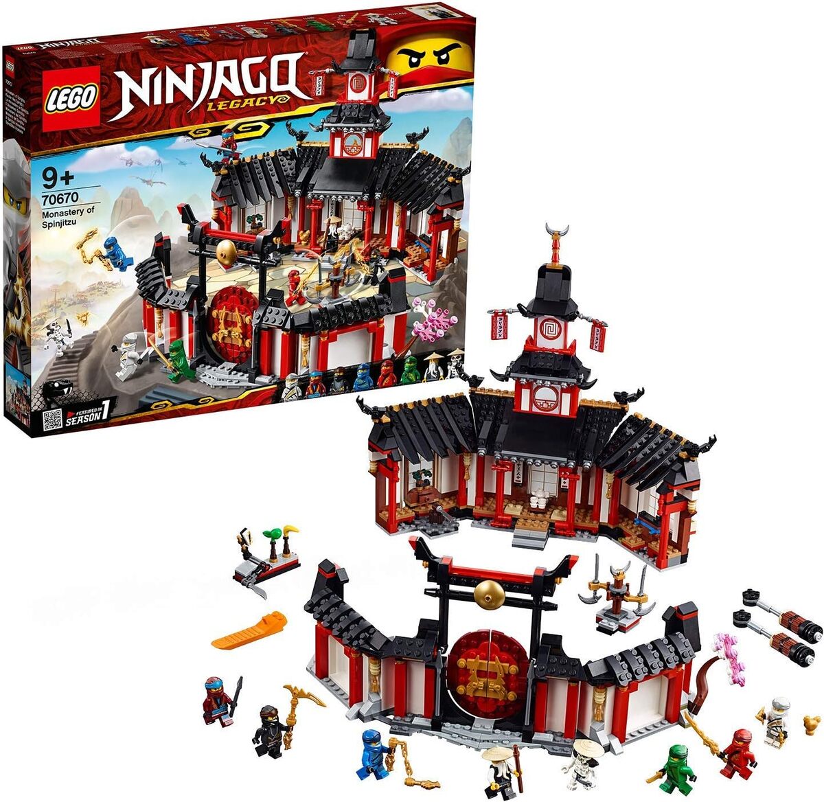 Test Lego Ninjago : le monastère de Spinjitzu 70670