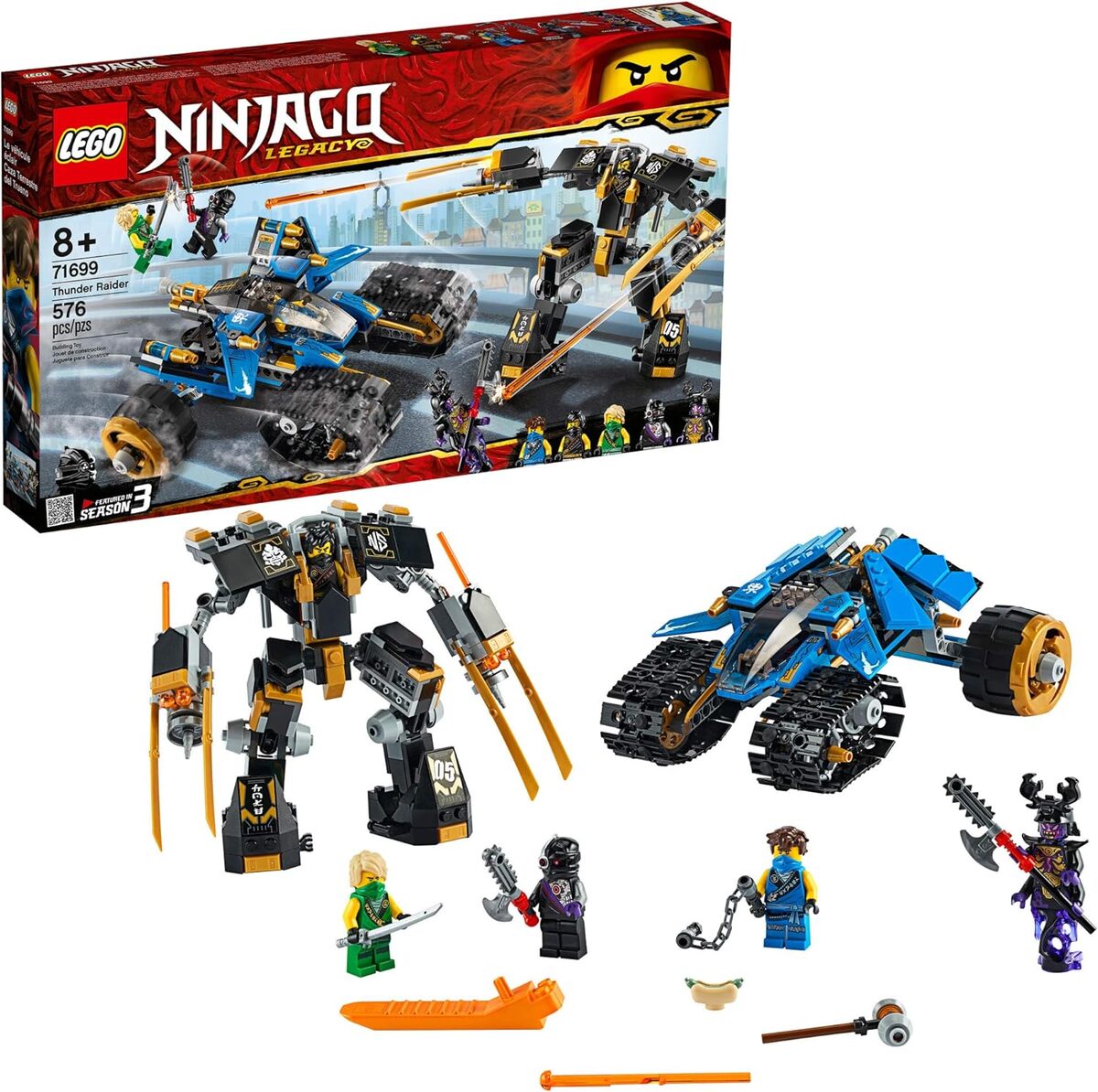 Test : lego Ninjago Legacy Thunder Raider 71699, l'aventure mécanique des ninjas