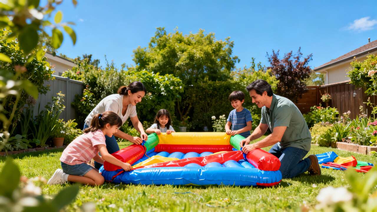 Installer une structure gonflable dans le jardin : guide pratique