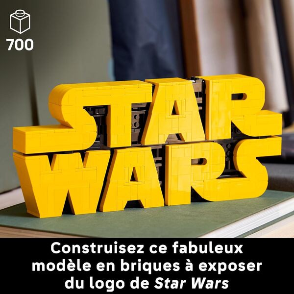 LEGO Star Wars Logo De Star Wars en Briques - Set De Construction Collector DIY - Maquette De Symbole Iconique De La Culture Pop - Décoration Maison Ou Bureau - Cadeau pour Adulte Ou Adolescent 75407