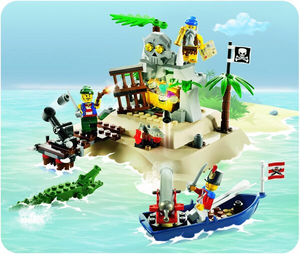 LEGO - 6241 - Jeu de construction - Pirates – L’île au trésor