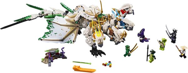 LEGO Ninjago Legacy The Ultra Dragon 70679 Building Kit, New 2019 (951 Piece)