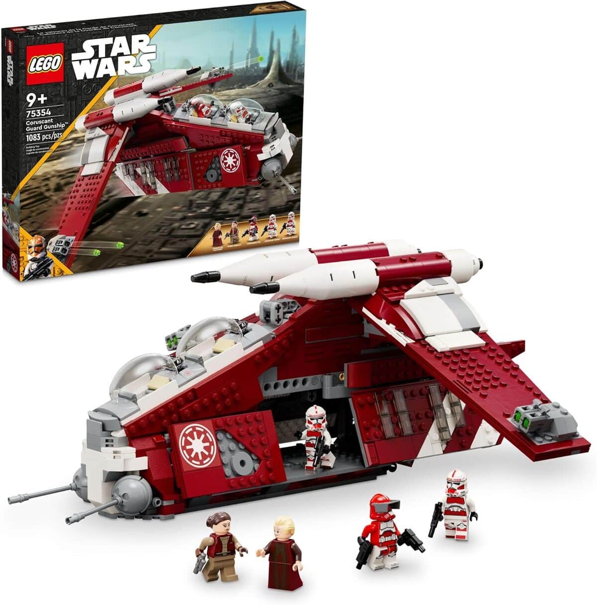 Test du gunship Coruscant Guard LEGO Star Wars 75354 : un incontournable pour les fans