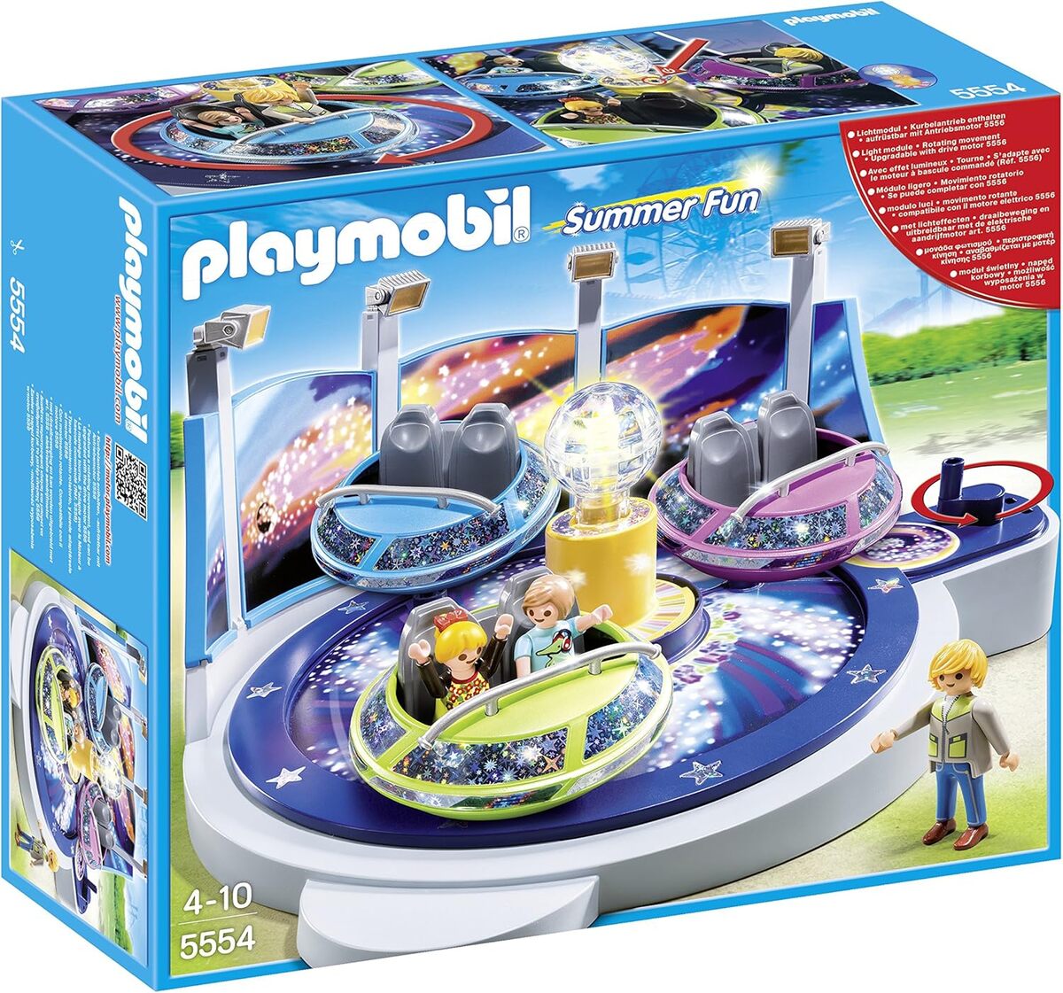 Test du jeu de construction Playmobil 5554 : manège lumineux