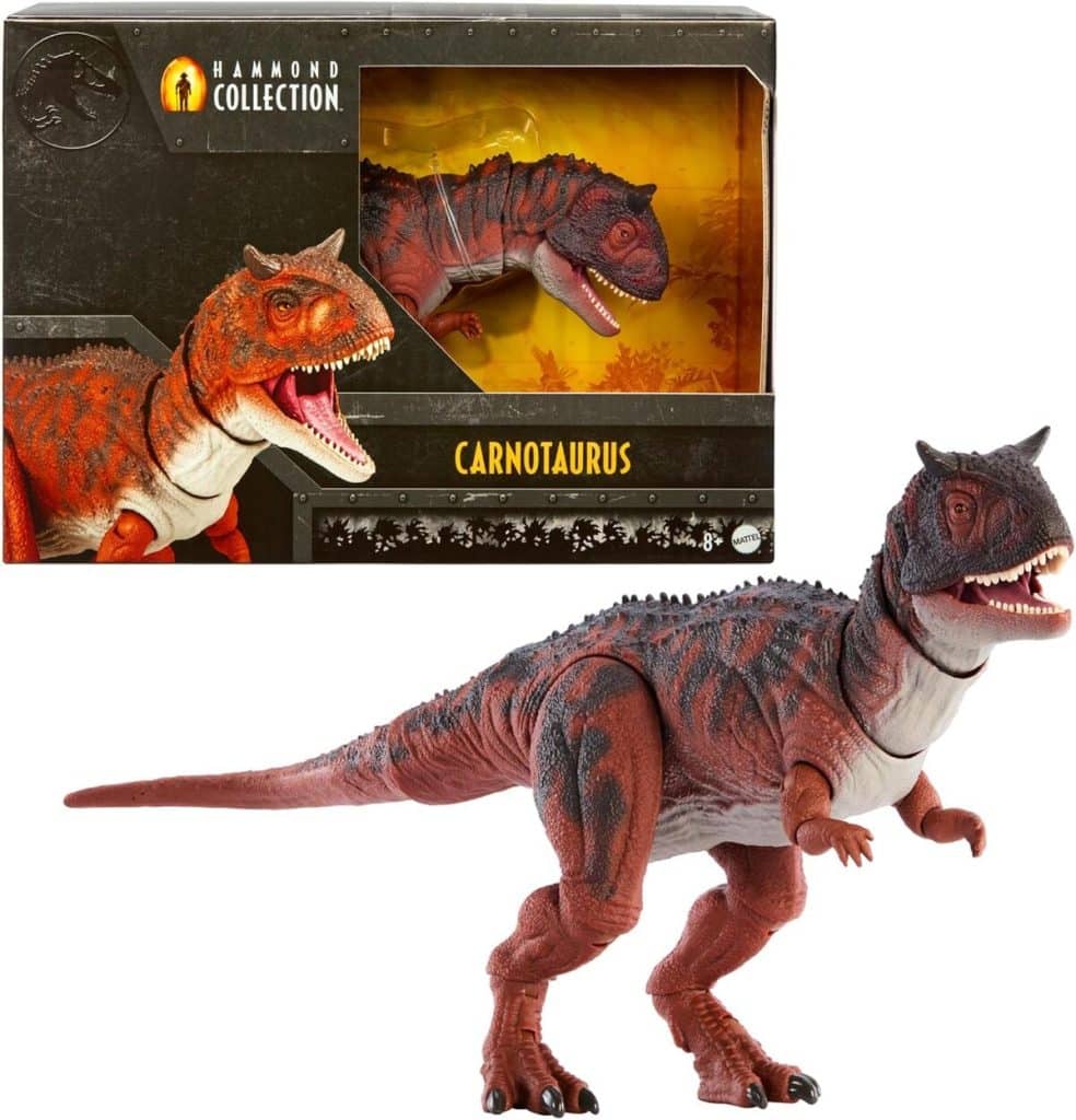 Test figurine articulée Mattel Jurassic World Carnotaurus HTK44