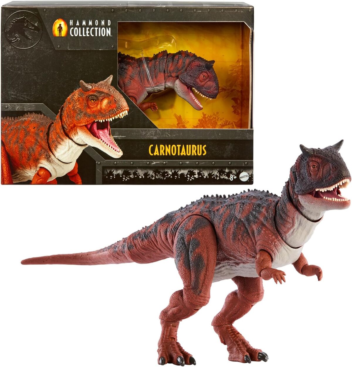 Test figurine articulée Mattel Jurassic World Carnotaurus HTK44