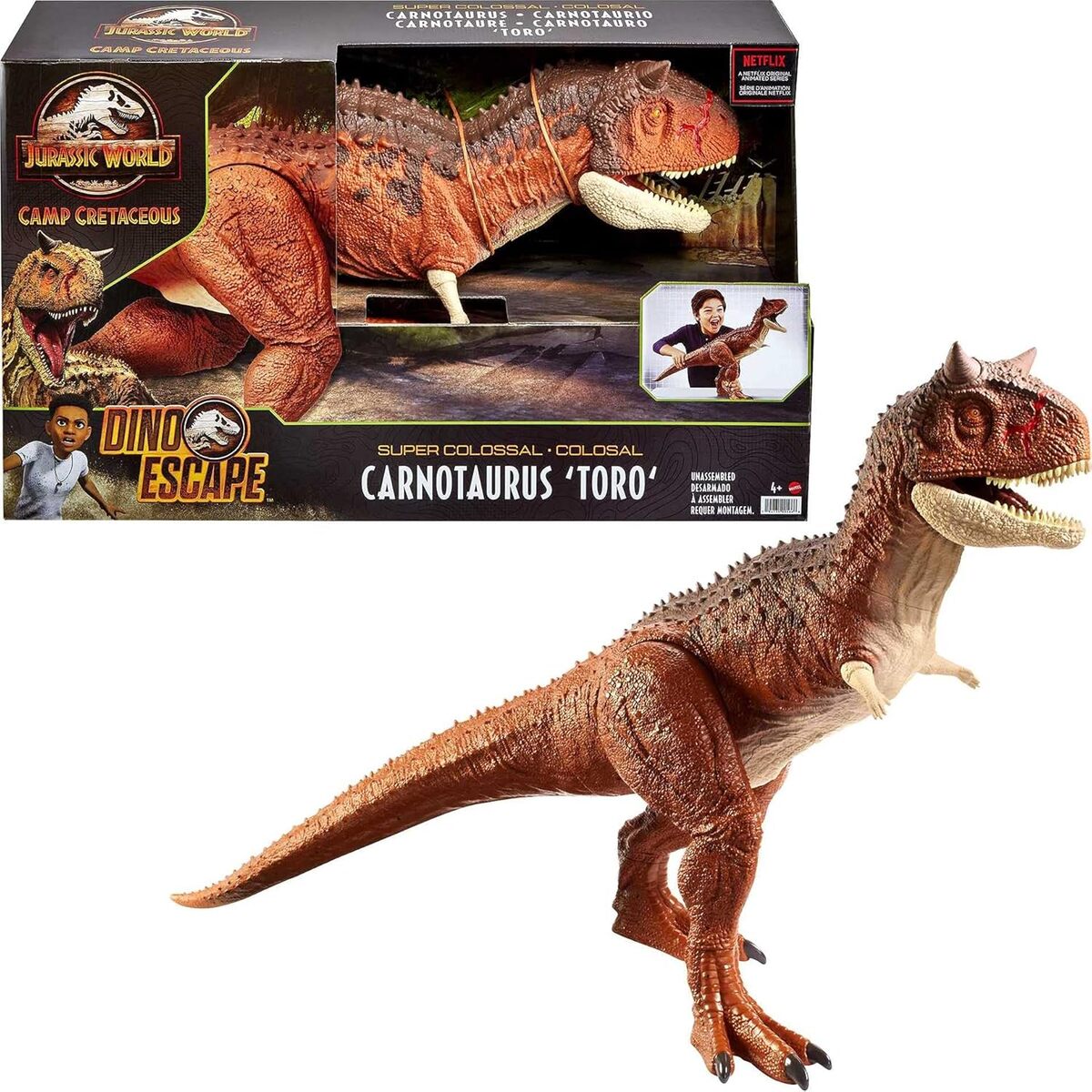 Test : figurine géante Carnotaurus Toro Jurassic World