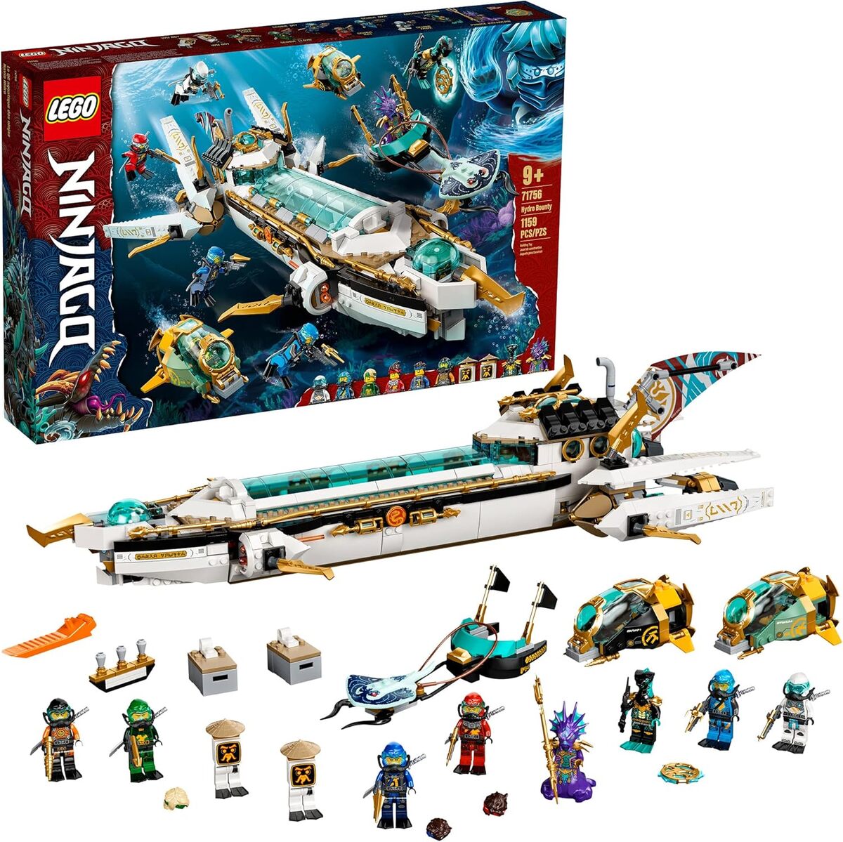 Test LEGO 71756 ninjago hydro bounty : immersion en haute mer