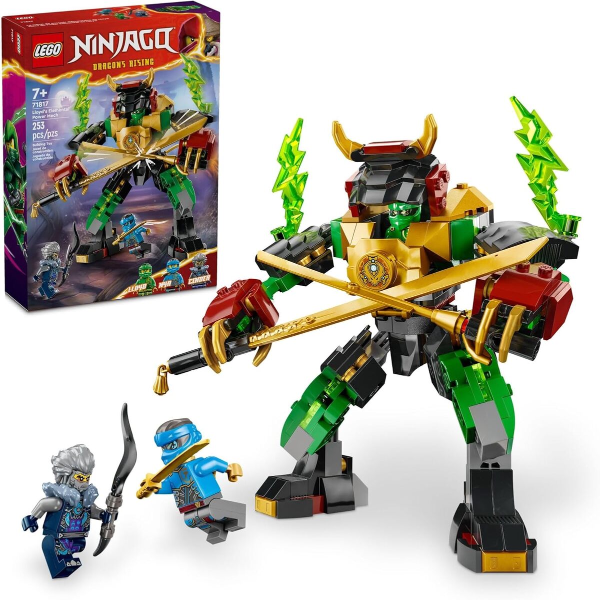 Test : lEGO NINJAGO Lloyd's Elemental Power Mech - jouet de combat personnalisable