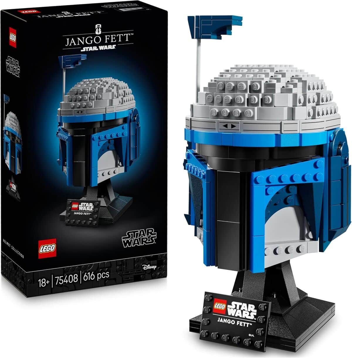 Test : lEGO Star Wars Jango Fett, casque de mandalorien 75408