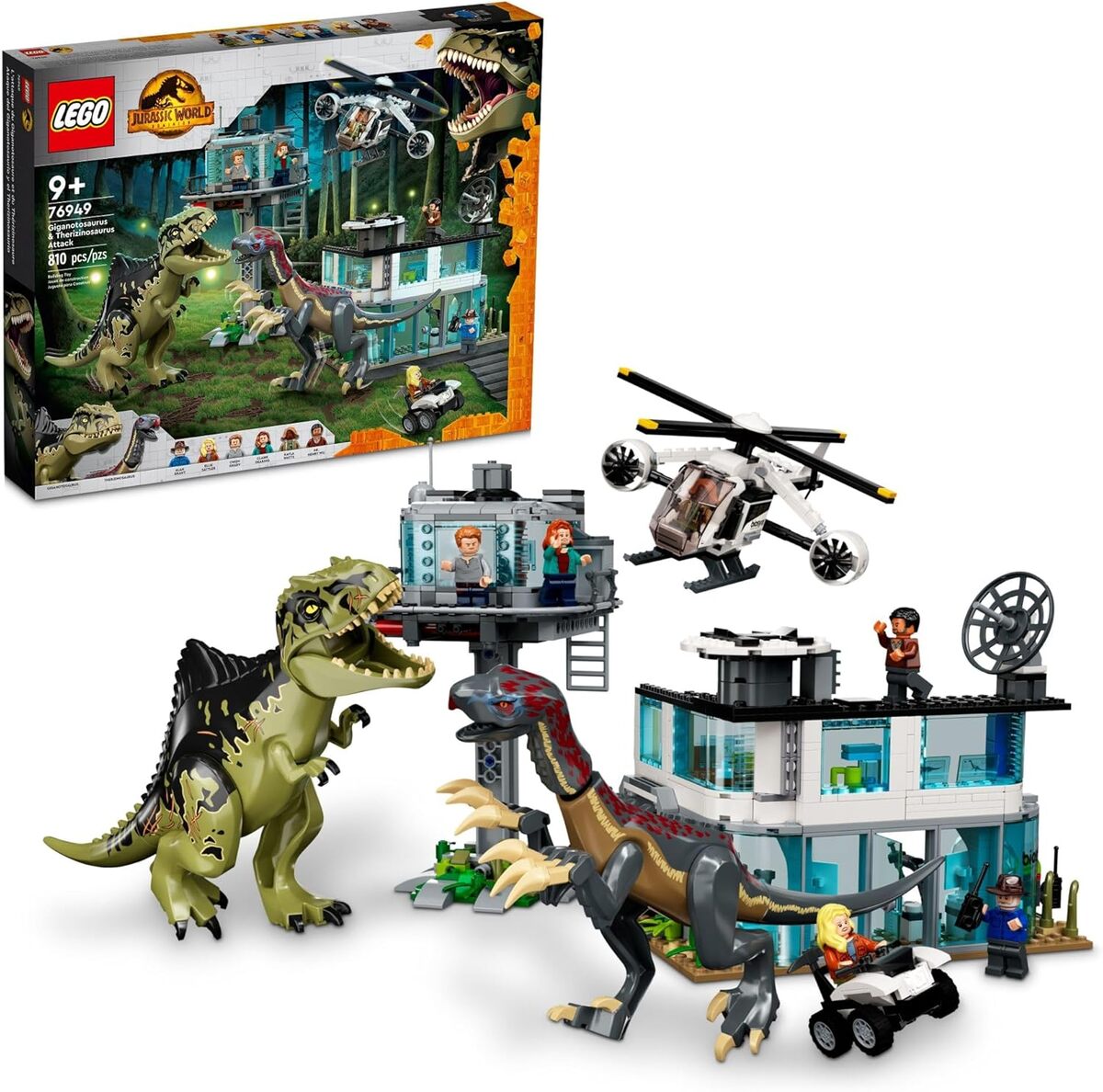 Revue : lego Jurassic World 76949, construction de l'attaque prïstotique
