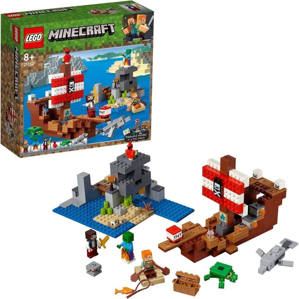 Test du bateau pirate LEGO 21152 : l'aventure Minecraft