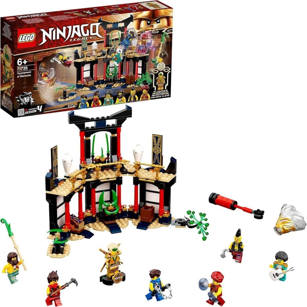 Test du LEGO 71735 Ninjago : tournoi des éléments en arène de combat