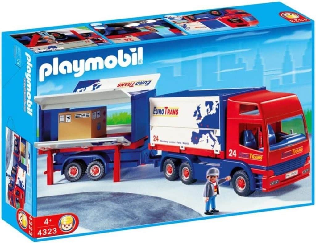 Test du Playmobil 4323 : routier, camion et remorque