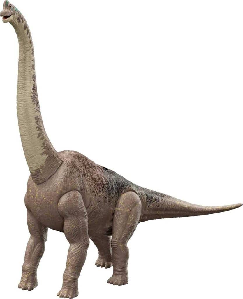 Test figurine Brachiosaurus Mattel : 80 cm, authenticité et ADN scannable