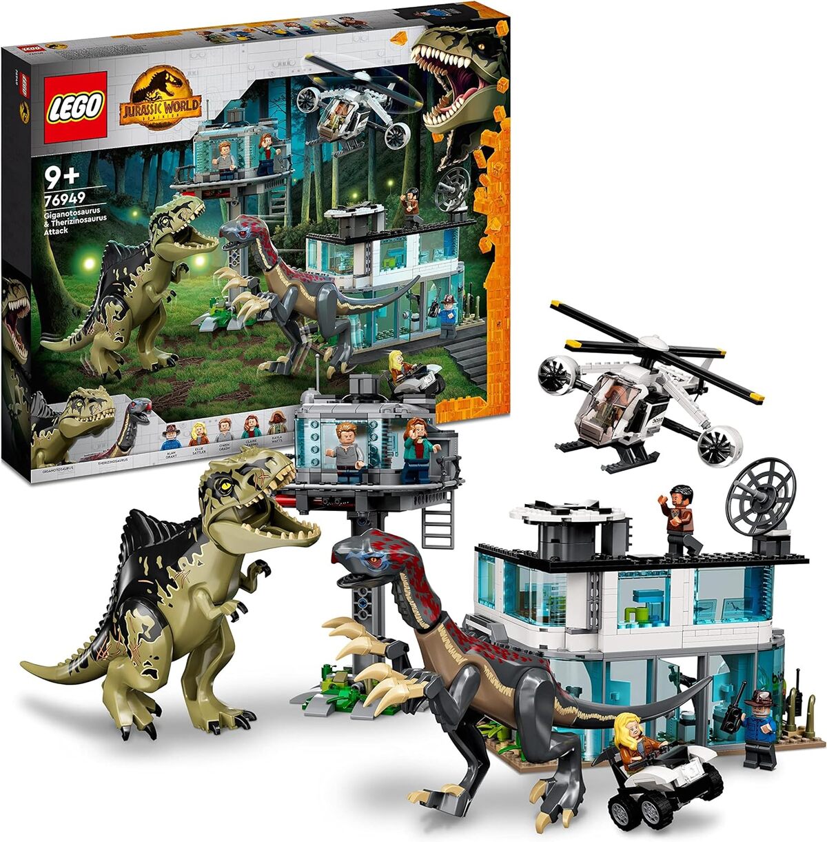 Test : lEGO 76949 Jurassic World, aventure avec dinosaures et hélicoptère