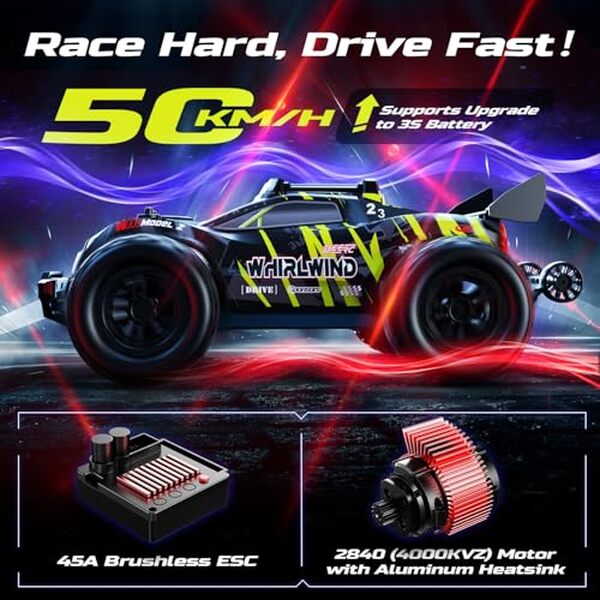 Découvrez la voiture télécommandée DEERC 1 : 14, un modèle 43 MPH conçu pour dominer les terrains difficiles avec vitesse et agilité. Avis et performance détaillés.