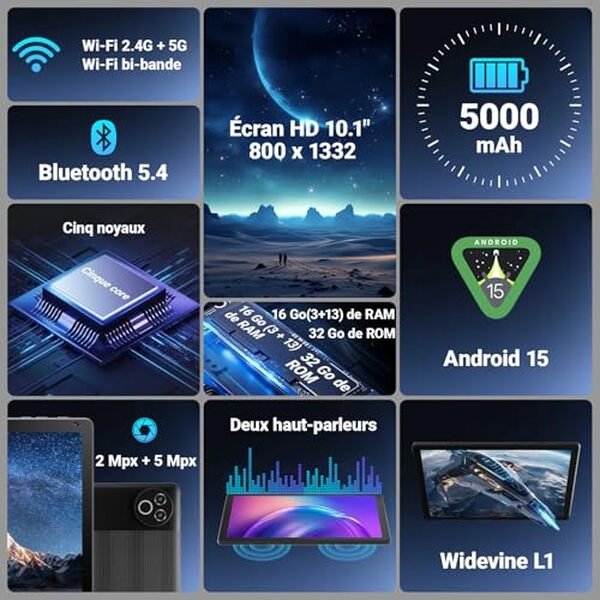 Découvrez notre test complet de la tablette Laptok Android 15 : design élégant, performances exceptionnelles et fonctionnalités innovantes pour les amateurs de technologie.