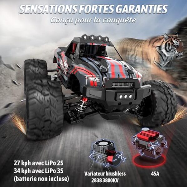 Découvrez notre test détaillé de la voiture télécommandée Evmore 1 : 16 4WD haute vitesse. Performances, maniabilité et plaisir de conduite : tout ce qu'il faut savoir avant d'acheter.