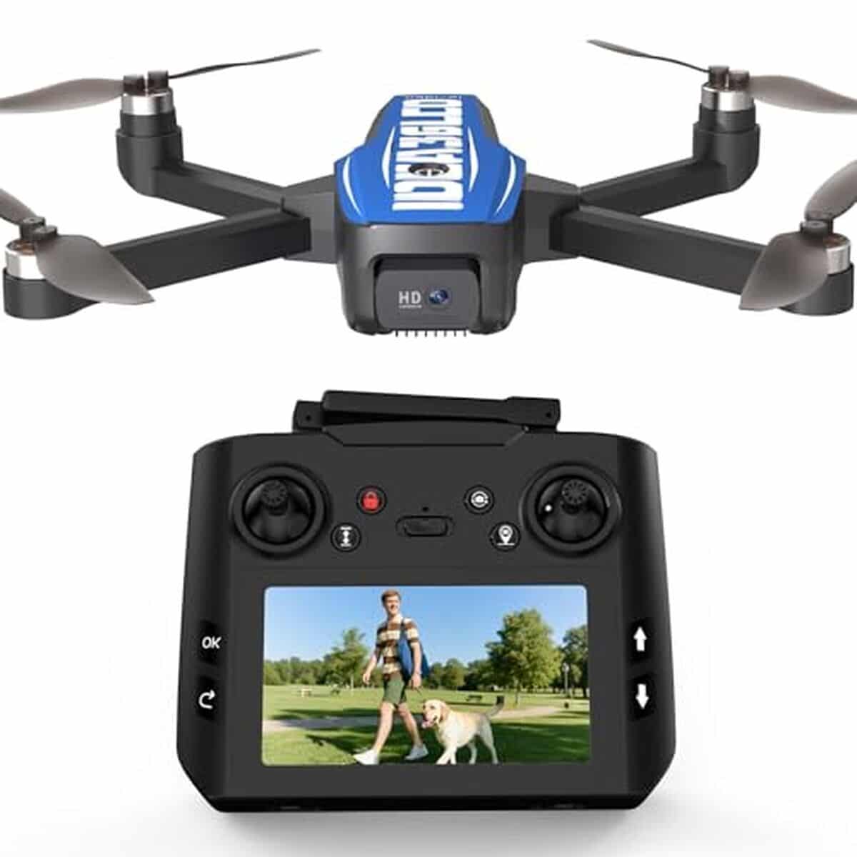 Test du LE-IDEA IDEA36LCD : drone GPS 4K avec caméra 4, 5 pouces
