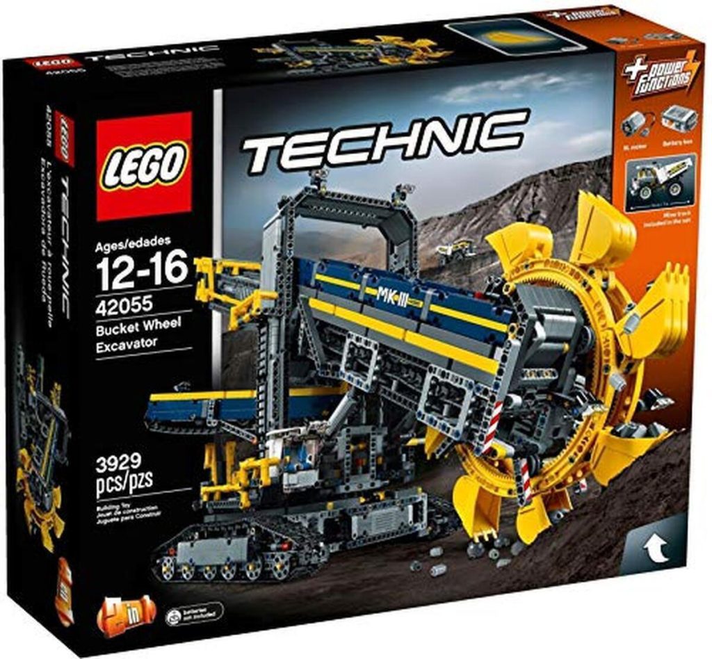 Test LEGO 42055 : pelleteuse à godets pour experts