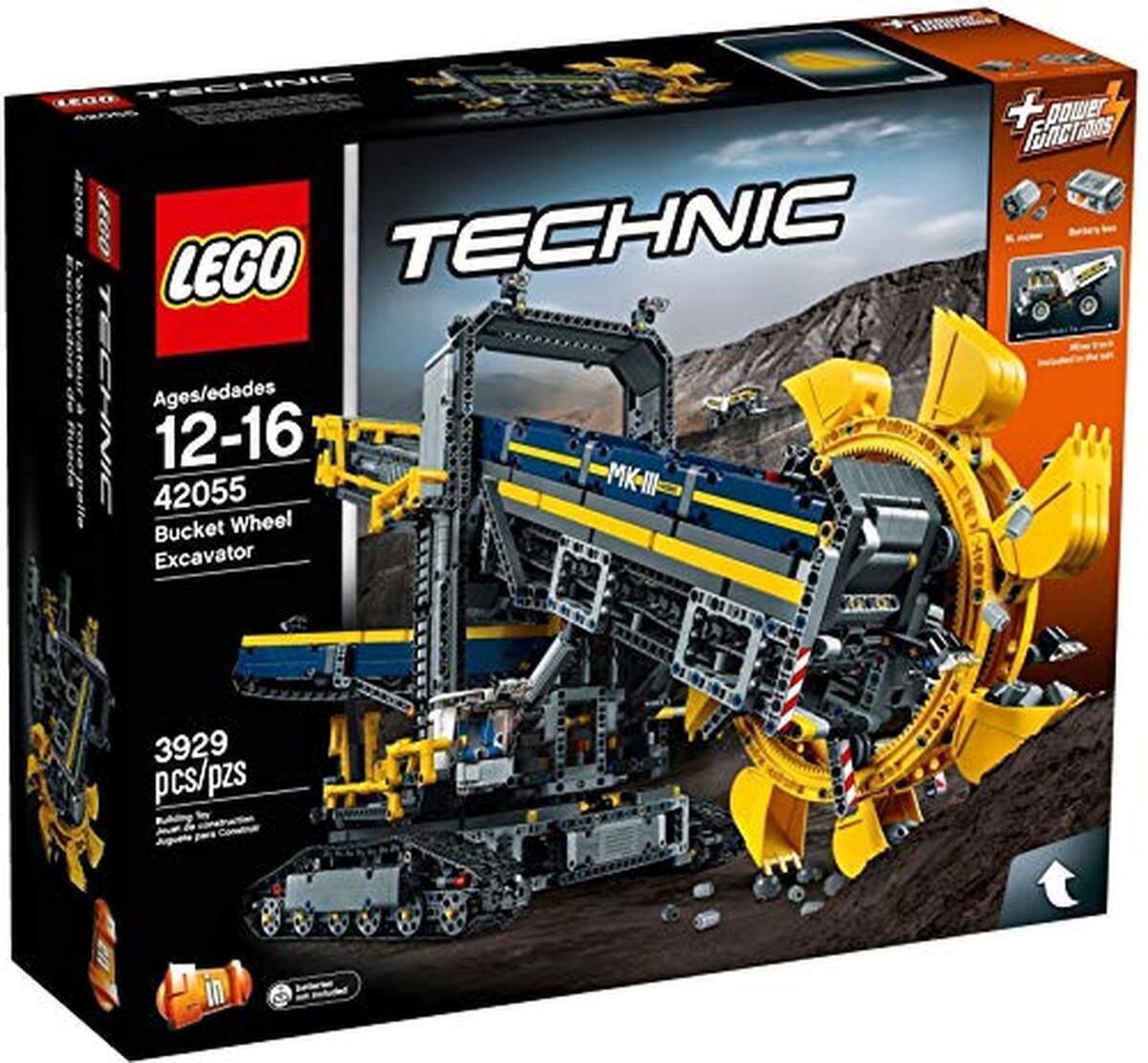 Test LEGO 42055 : pelleteuse à godets pour experts
