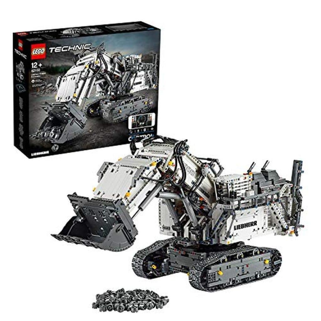 Test : pelleteuse LEGO Technic Liebherr R 9800 télécommandée