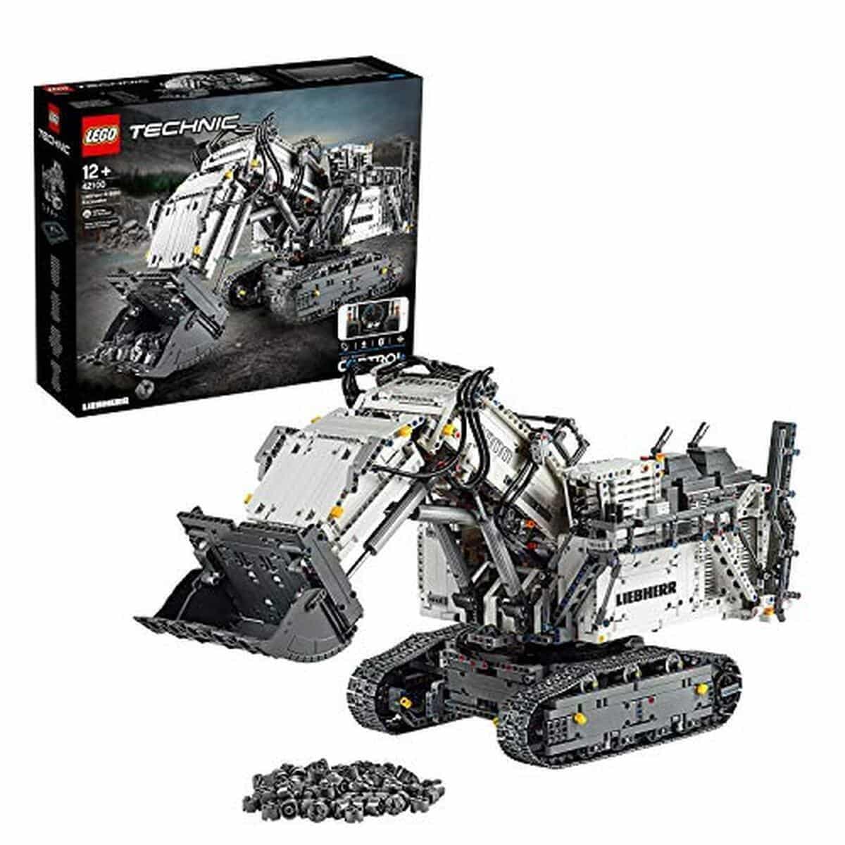 Test : pelleteuse LEGO Technic Liebherr R 9800 télécommandée