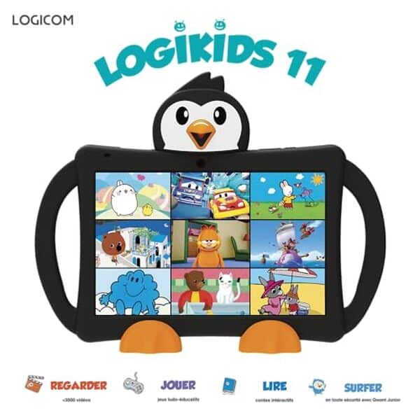 Explorez les performances impressionnantes de la tablette Logikids 11 : un contrôle parental efficace pour un usage sécurisé adapté aux enfants