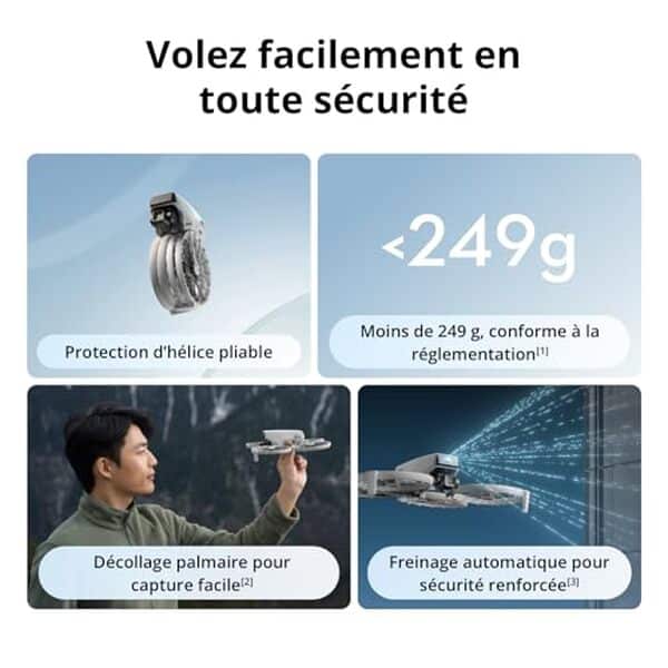 Découvrez le DJI Flip : performances de vol et qualité vidéo 4K exceptionnelles pour des prises de vue aériennes innovantes.