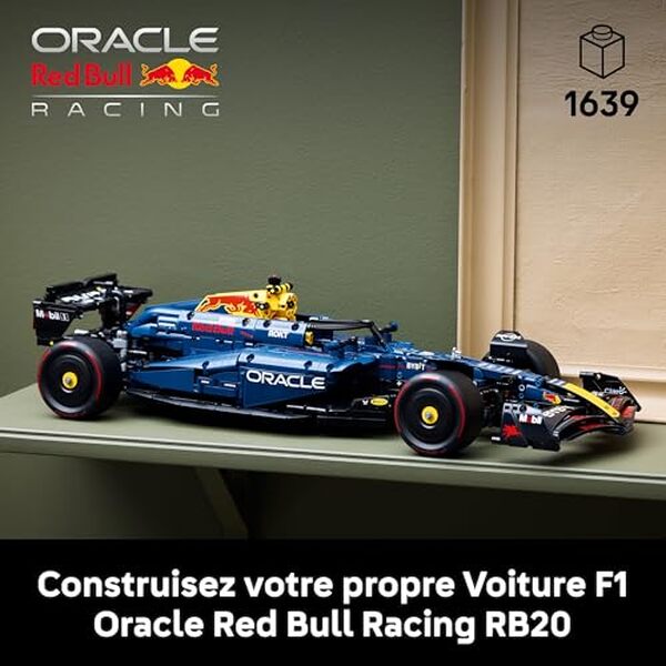 Découvrez l'expérience ultime de LEGO Technic avec la F1 Oracle Red Bull RB20 42206: performance, design et plaisir de montage garantis