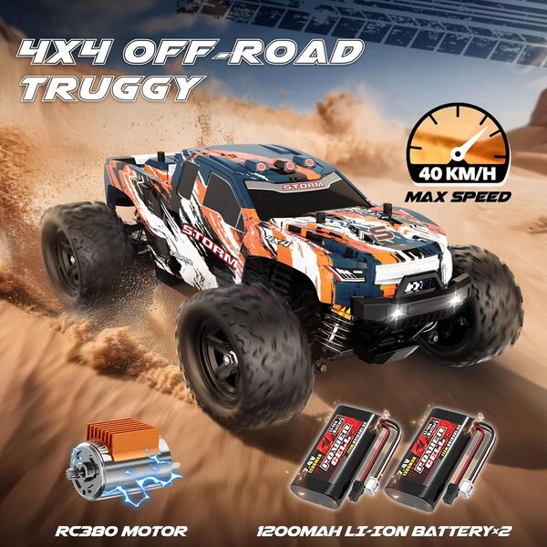 Plongez dans le monde palpitant des voitures RC avec la YESHIN 1/18. Étanche et rapide, cette voiture promet des aventures tout-terrain inoubliables à 40 km/h.