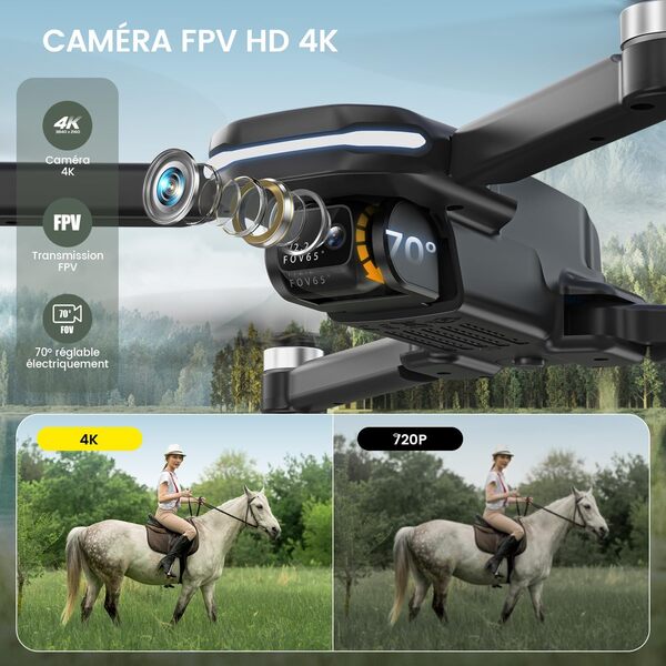 Découvrez l'analyse détaillée du drone Holy Stone HS280D : performance exceptionnelle, caméra 4k et rapport qualité-prix. Lisez notre test pour tout savoir  !
