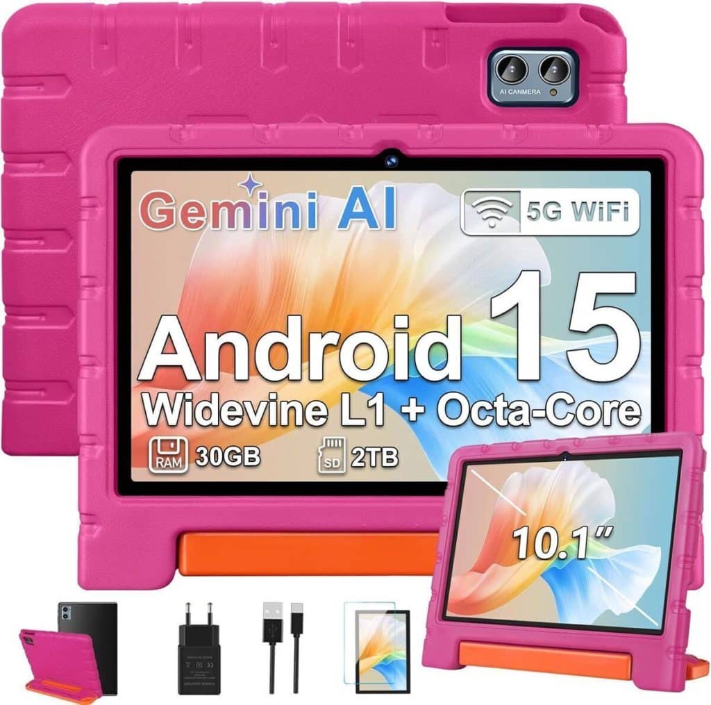 Test de la tablette enfants 10'' Ziovo : performance et sécurité