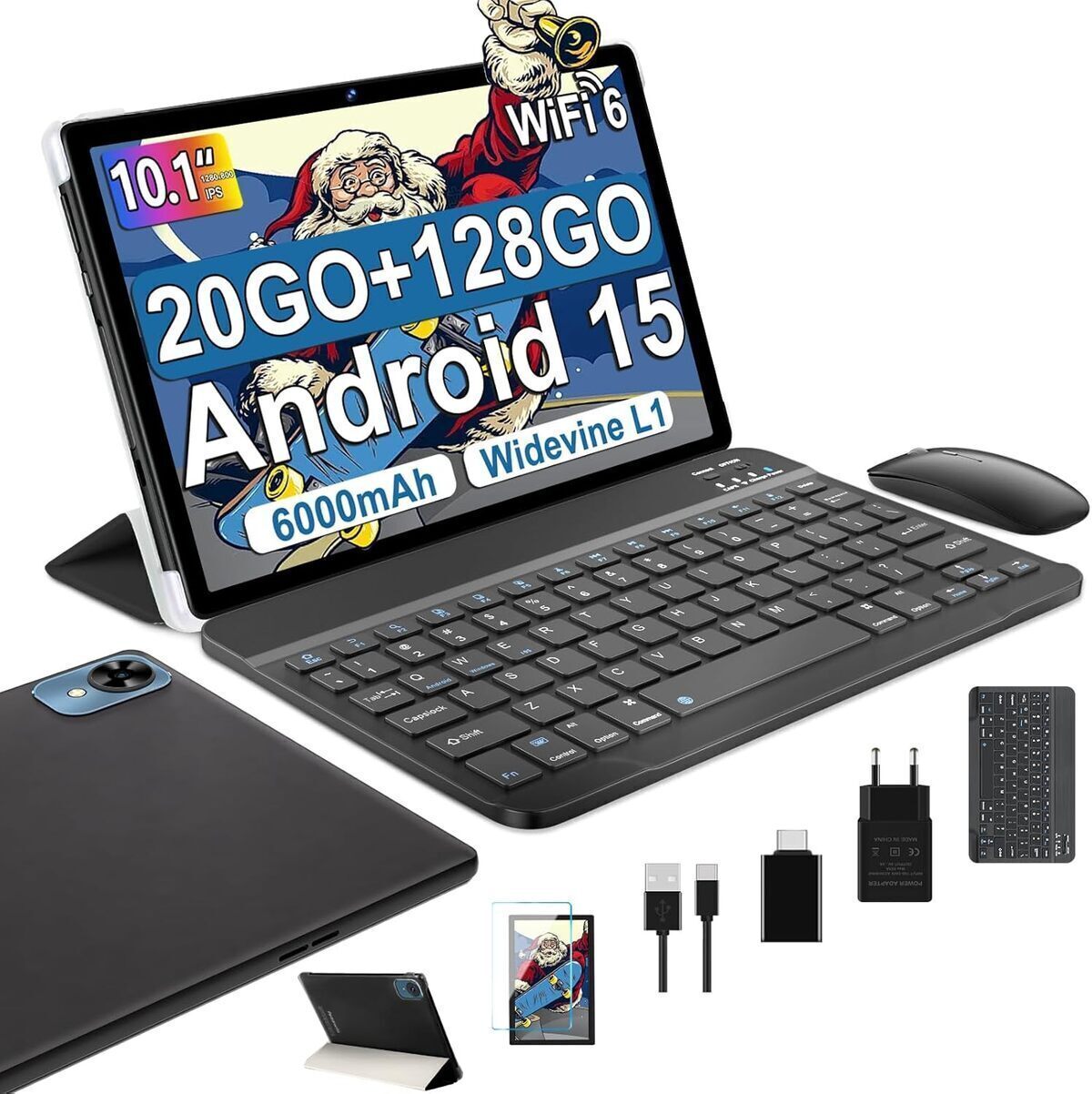 Test de la tablette fezawio 10 pouces Android 14 : puissance 20 Go RAM, 5G et Wi-Fi 6