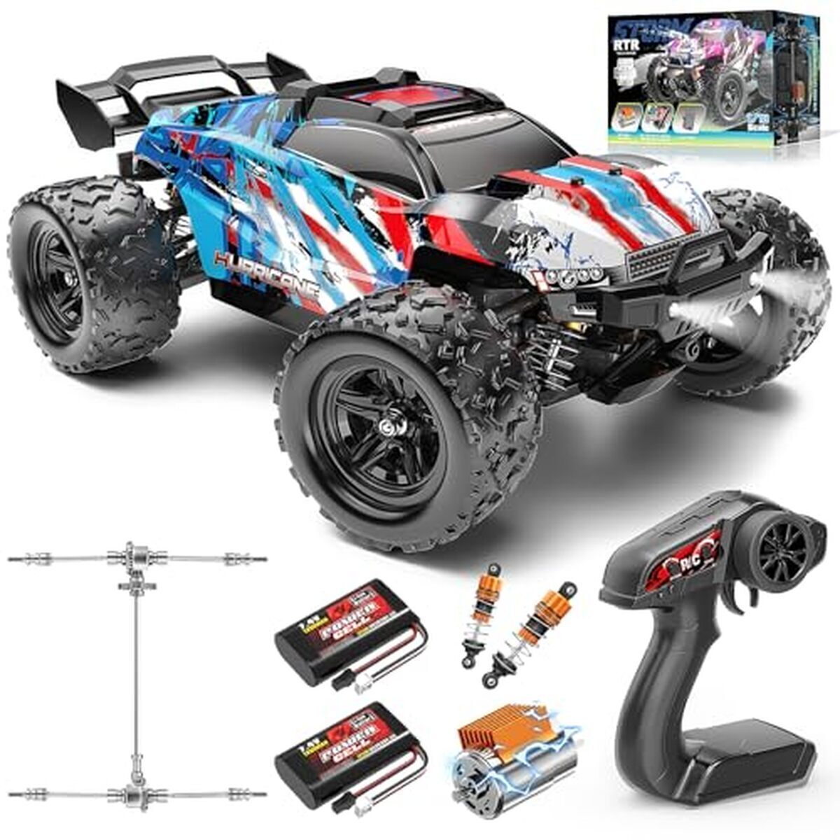 Test de la Womaqu 4x4 RC Car 40 km/h tout terrain