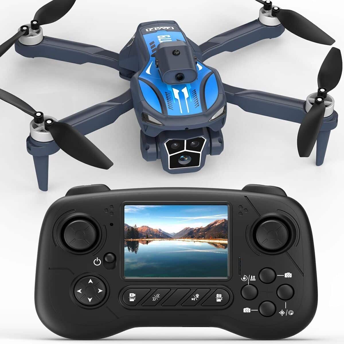 Test du drone pliable avec caméra 1080P HD et télécommande LCD 2, 8
