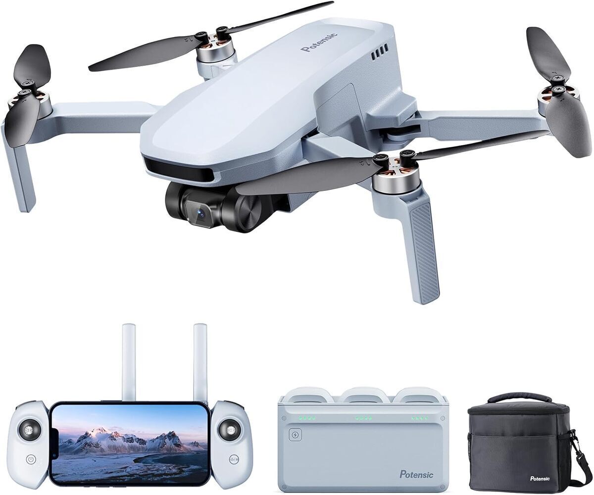 Test du drone Potensic ATOM SE : caméra 4K et 93 min de vol