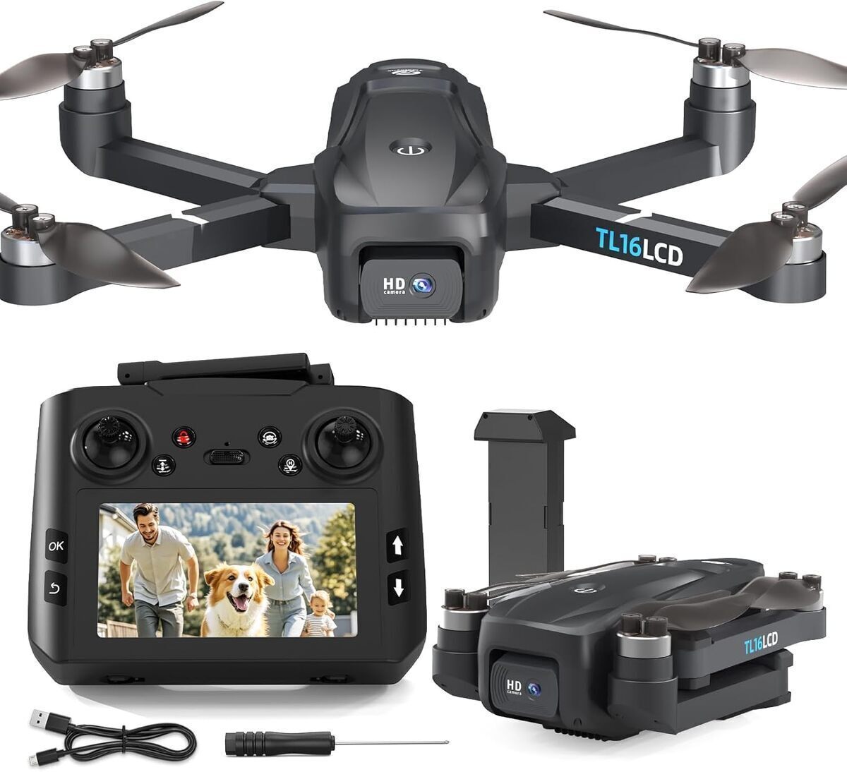 Test du drone Tolatoyus TL16LCD : caméra 4K et GPS
