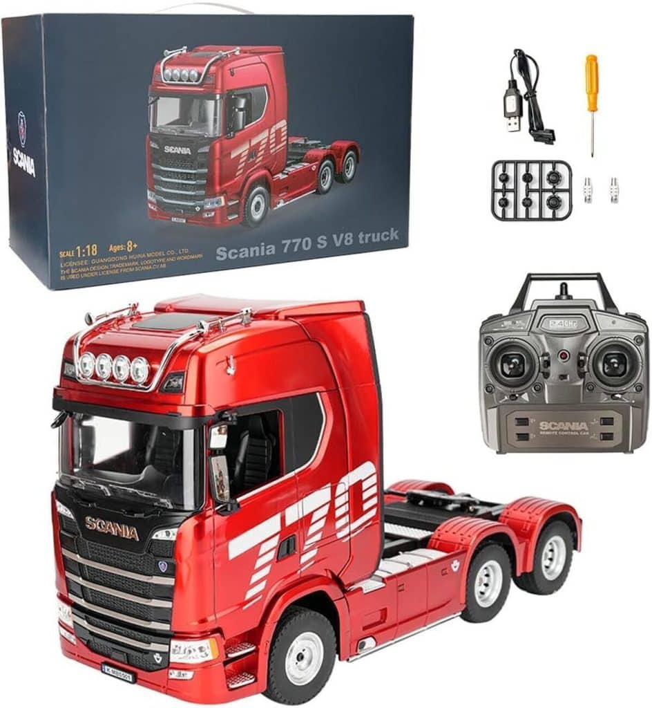 Test du Quibuilds camion tracteur 770S RC : robustesse et lumière en action