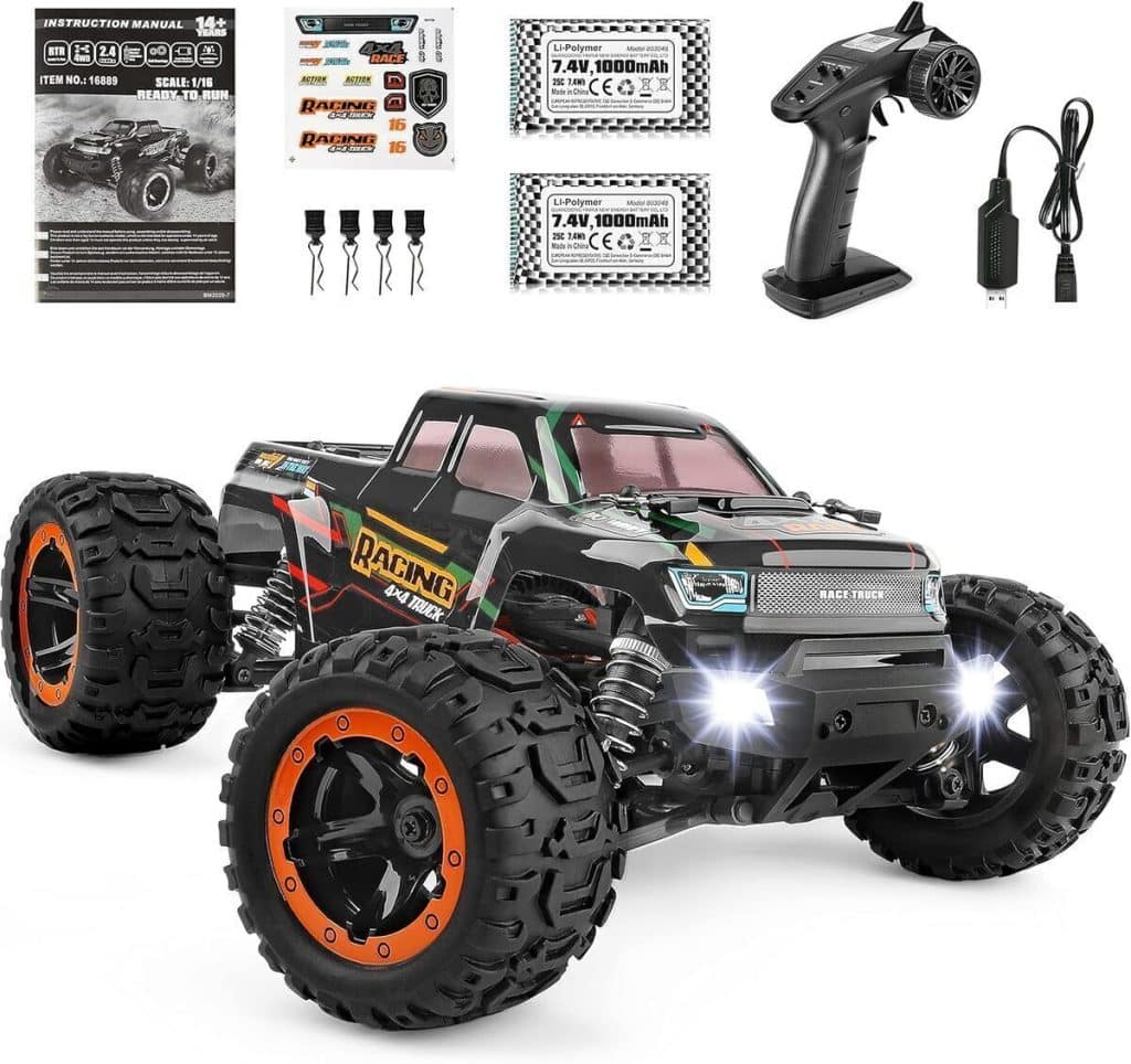 Test : haiboxing monster truck 1 : 16, tout-terrain à grande vitesse