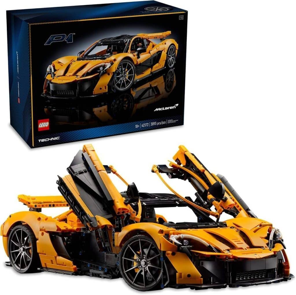 Test : lego technic McLaren P1 Hypercar, moteur V8 et boîte 7 vitesses