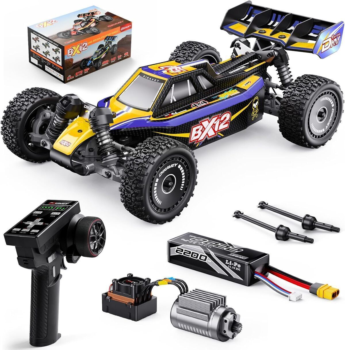 Test : voiture RC 4x4 ultra-rapide 70 km/h pour adultes