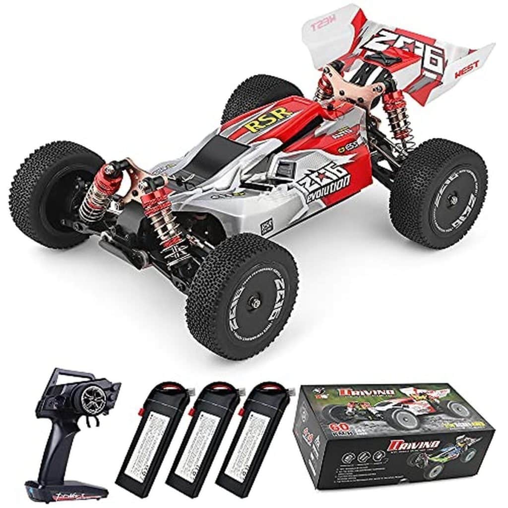 Test : voiture télécommandée WLtoys 144001 tout terrain 4WD 60 km/h